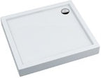 Brodzik akrylowy 3.4638 z zintegrowanym nośnikiem Stabilsound z przeciągniętym panelem do podłogi 80x120x12 cm "Competia New", prostokątny