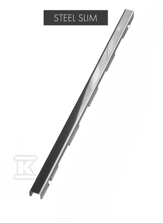 Brodzik podpłytkowy (S1) 10.114 / OLPL Stabilsound 130+50x80x5 / 12,5 cm "Slim Lux", prostokątny z maskownicą Plate