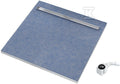 10.102/OLPL Brodzik podpłytkowy (S1) Stabilsound 90x90x5/12,5 cm "Slim Lux", kwadratowy z maskownicą Steel
