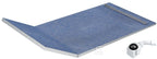 Brodzik podpłytkowy (S1) 10.114 / OLPL Stabilsound 130+50x80x5 / 12,5 cm "Slim Lux", prostokątny z maskownicą Plate