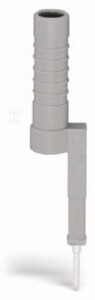 Adapter pomiarowy, do wtyku pomiarowego O 4 mm, do pomiaru w złączkach listwowych TOPJOB® S, szary