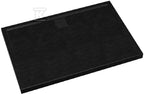 Brodzik kompozytowy 3.0457 / C / ST Stabilsound Plus Black Stone 90x100x5 cm "Omega", prostokątny