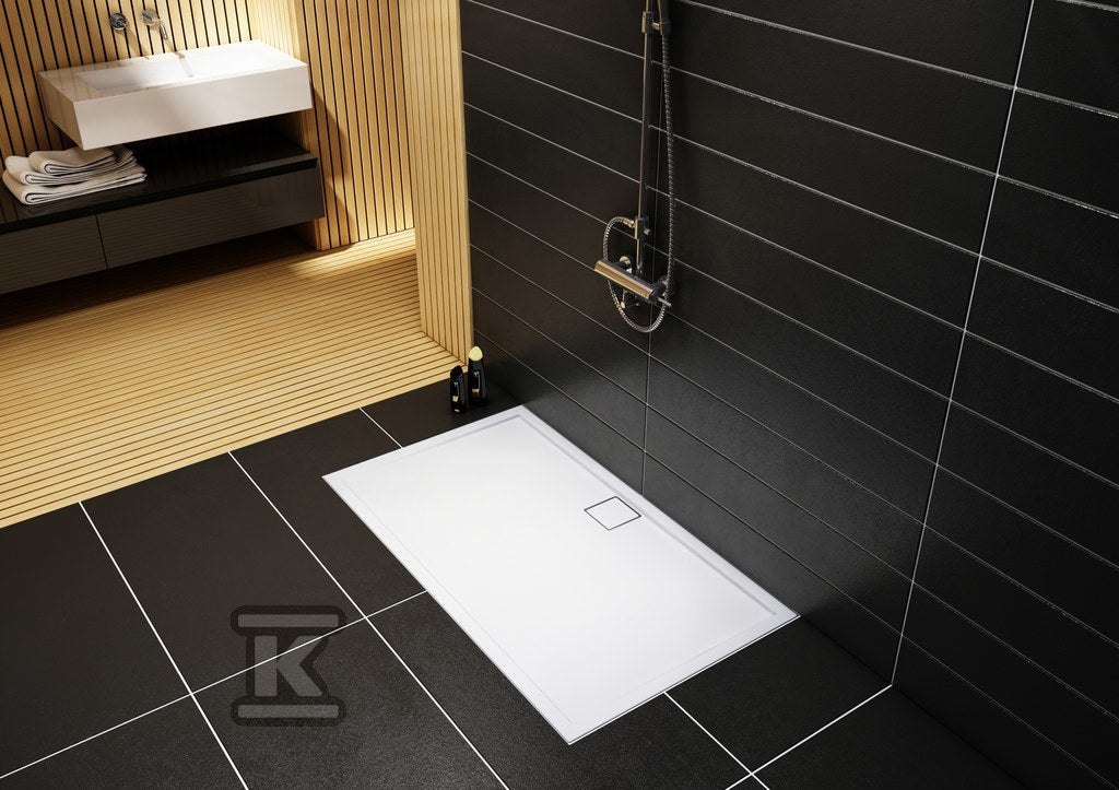 Brodzik kompozytowy 3.0456 Stabilsound Plus 90x140x5 cm "Omega", prostokątny