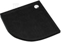 Brodzik akrylowy 3.2334 / C / ST Standard Black Stone 90x90x4,5 cm R55 "Caspar New", półokrągły