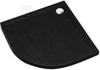 Brodzik akrylowy 3.2334 / C / ST Standard Black Stone 90x90x4,5 cm R55 "Caspar New", półokrągły