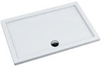 Brodzik akrylowy 3.2256 Standard 70x160x5 cm "Caspar", prostokątny odpływ na długim boku