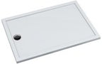 Brodzik akrylowy 3.2848 Standard 90x130x4,5 cm "Caspar New", prostokątny odplyw na krótkim boku