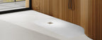 Brodzik kompozytowy 3.3133 / B / ST-M2 Stabilsound Plus White Stone 70x90x3,5 cm "Kalait", prostokątny z maskownicą M2