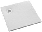 Brodzik kompozytowy 3.3100 / B / ST-M2 Stabilsound Plus White Stone 80x80x3,5 cm "Kalait", kwadratowy z maskownicą M2