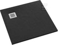 Brodzik kompozytowy 3.3100 / C / ST-M2 Stabilsound Plus Black Stone 80x80x3,5 cm "Kalait", kwadratowy z maskownicą M2