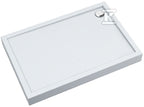 Brodzik akrylowy 3.4668 z zintegrowanym nośnikiem Stabilsound z przeciągniętym panelem do podłogi 70x140x12 cm "Competia New", prostokątny