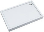 Brodzik akrylowy 3.4642 z zintegrowanym nośnikiem Stabilsound z przeciągniętym panelem do podłogi 80x160x12 cm "Competia New", prostokątny