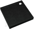 Brodzik akrylowy 3.4630 / C / ST z zintegrowanym nośnikiem Stabilsound z przeciągniętym panelem do podłogi Black Stone 80x80x12 cm "Competia New", kwadratowy