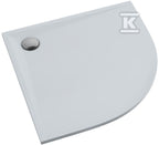 Brodzik kompozytowy 3.464 Stabilsound Plus 90x90x3 cm R55 "Etrusco", półokrągły