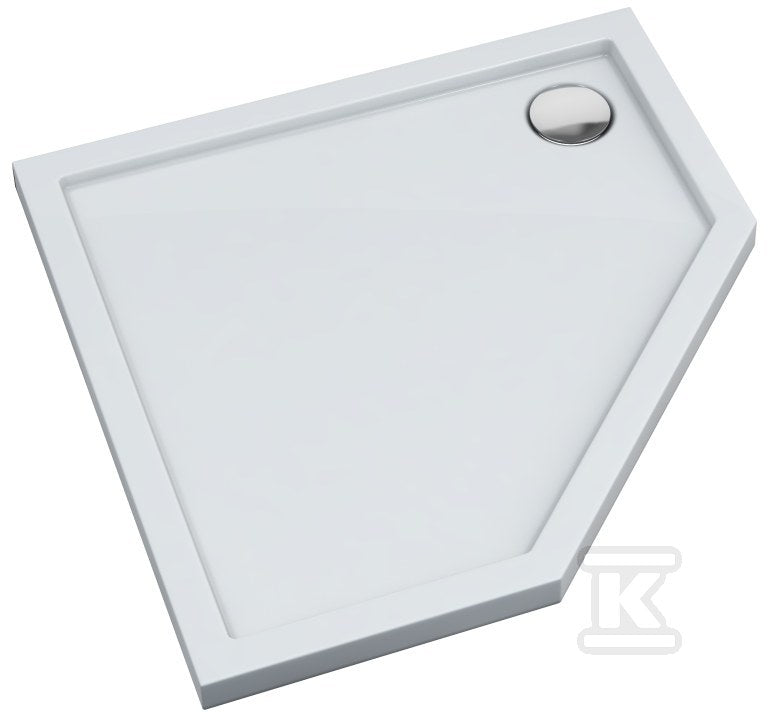 Brodzik kompozytowy 3.4397 Stabilsound Plus 80x80x5 cm "Corrina New", pięciokątny