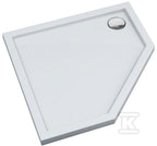 Brodzik kompozytowy 3.4398 Stabilsound Plus 90x90x5 cm "Corrina New", pięciokątny