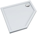 Brodzik kompozytowy 3.4397 Stabilsound Plus 80x80x5 cm "Corrina New", pięciokątny
