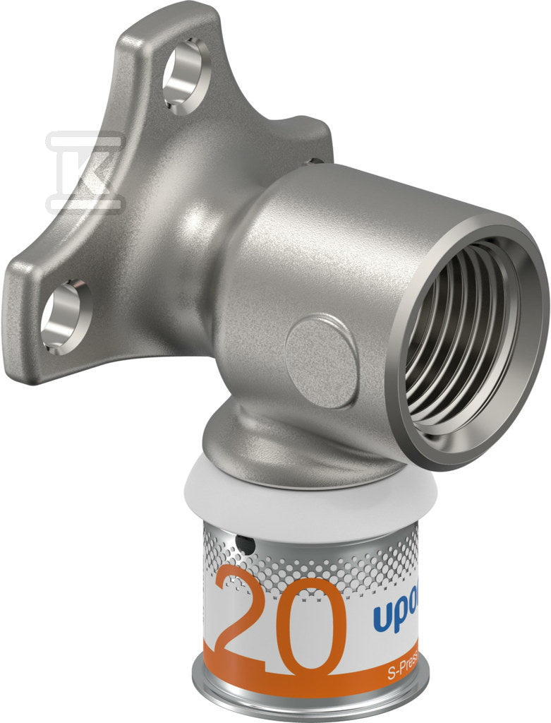 Uponor S-Press PLUS kolano naścienne 20-Rp1/2"FT