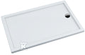 Brodzik kompozytowy 3.4938 Stabilsound Plus 80x120x4,5 cm "Corrina New", prostokątny odpływ na krótkim boku