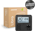 Auraton Libra czarny tygodniowy, przewodowy regulator temperatury
