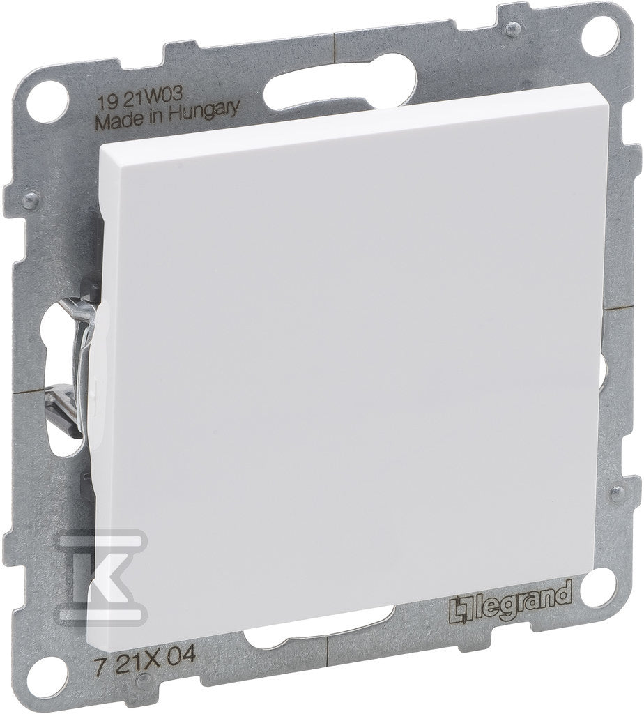 Łącznik jednobiegunowy - 16 AX - 250 V~ - zaciski automatyczne, BIAŁY SUNO