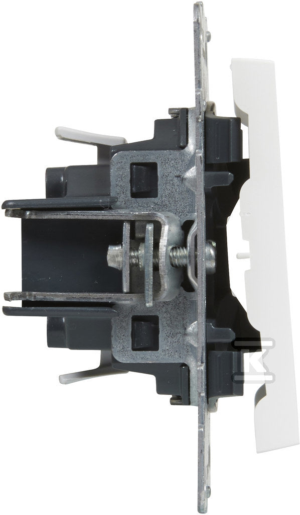 Łącznik schodowy - 10 AX - 250 V~ - zaciski automatyczne, BIAŁY SUNO