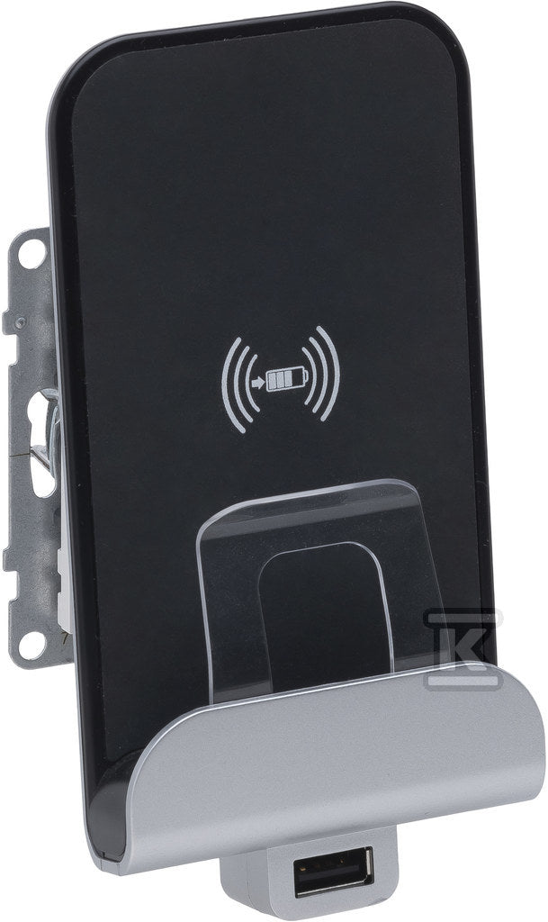Ładowarka indukcyjna + USB Typ A, BIAŁY SUNO