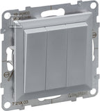Łącznik potrójny - 20 AX - 250 V~ - zaciski śrubowe, ALUMINIUM SUNO