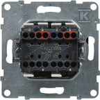 Łącznik schodowy podwójny - 10 AX - 250 V~ - zaciski automatyczne, ALUMINIUM SUNO