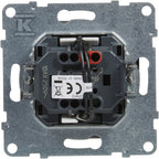 Łącznik schodowy z podświetleniem - 10 AX - 250 V~ - zaciski automatyczne, ALUMINIUM SUNO