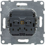 Przycisk pojedynczy - 6 A - 250 V~ - zaciski automatyczne, ALUMINIUM SUNO