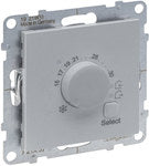 Termostat do ogrzewania podłogowego - zakres temperatury: 10 °C - 60 °C - z jednym stykiem NO i diodą LED 16 A - 230 V~, BIAŁY SUNO