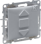 Łącznik rolet - 6 AX - 250 V~ - 3 pozycyjny: góra, dół, stop - bezpośrednie sterowanie roletami, ALUMINIUM SUNO