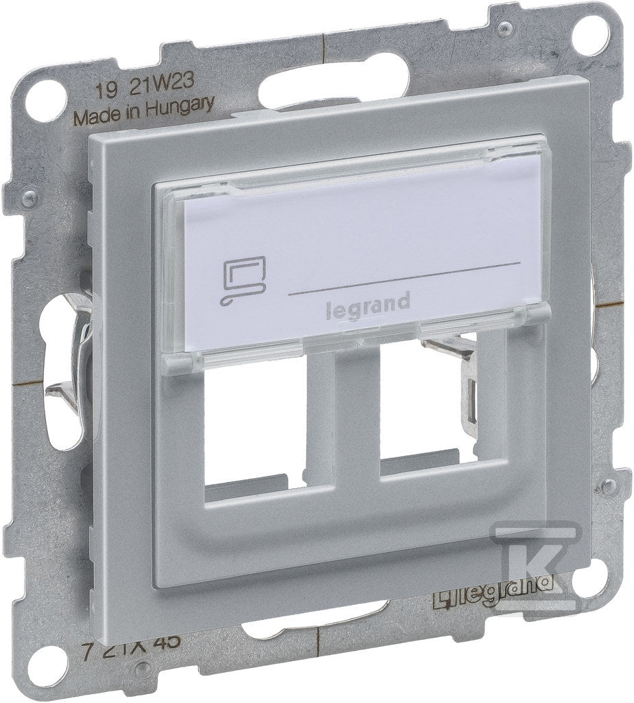 Adapter KEYSTONE podwójny, ALUMINIUM SUNO