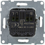 Ściemniacz obrotowy - 240 V~ - 50 Hz - 5 - 75 W ( 10 lamp maks.) dla lamp LED z opcją ściemniania - bez zacisku neutralnego, CZARNY SUNO