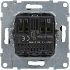 Ściemniacz obrotowy - 240 V~ - 50 Hz - 5 - 75 W ( 10 lamp maks.) dla lamp LED z opcją ściemniania - bez zacisku neutralnego, CZARNY SUNO