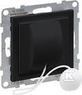 Przycisk przełączny cięgnowy NO/NC - 6 A - 250 V~ - zaciski automatyczne, CZARNY SUNO