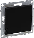 Łącznik schodowy - 10 AX - 250 V~ - zaciski automatyczne, CZARNY SUNO