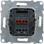 Łącznik krzyżowy - 10 AX - 250 V~ - zaciski śrubowe, CZARNY SUNO