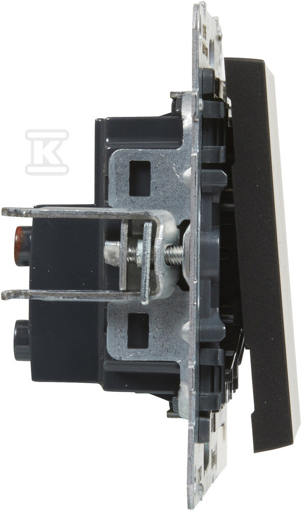 Łącznik krzyżowy - 10 AX - 250 V~ - zaciski śrubowe, CZARNY SUNO