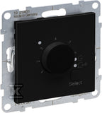 Termostat pokojowy - zakres temperatury: 5 °C - 30 °C (+/- 0,5°C) - zasilanie: 230 V~ - 50/60 Hz, CZARNY SUNO