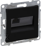 Gniazdo RJ45/kat 5E UTP, CZARNY SUNO
