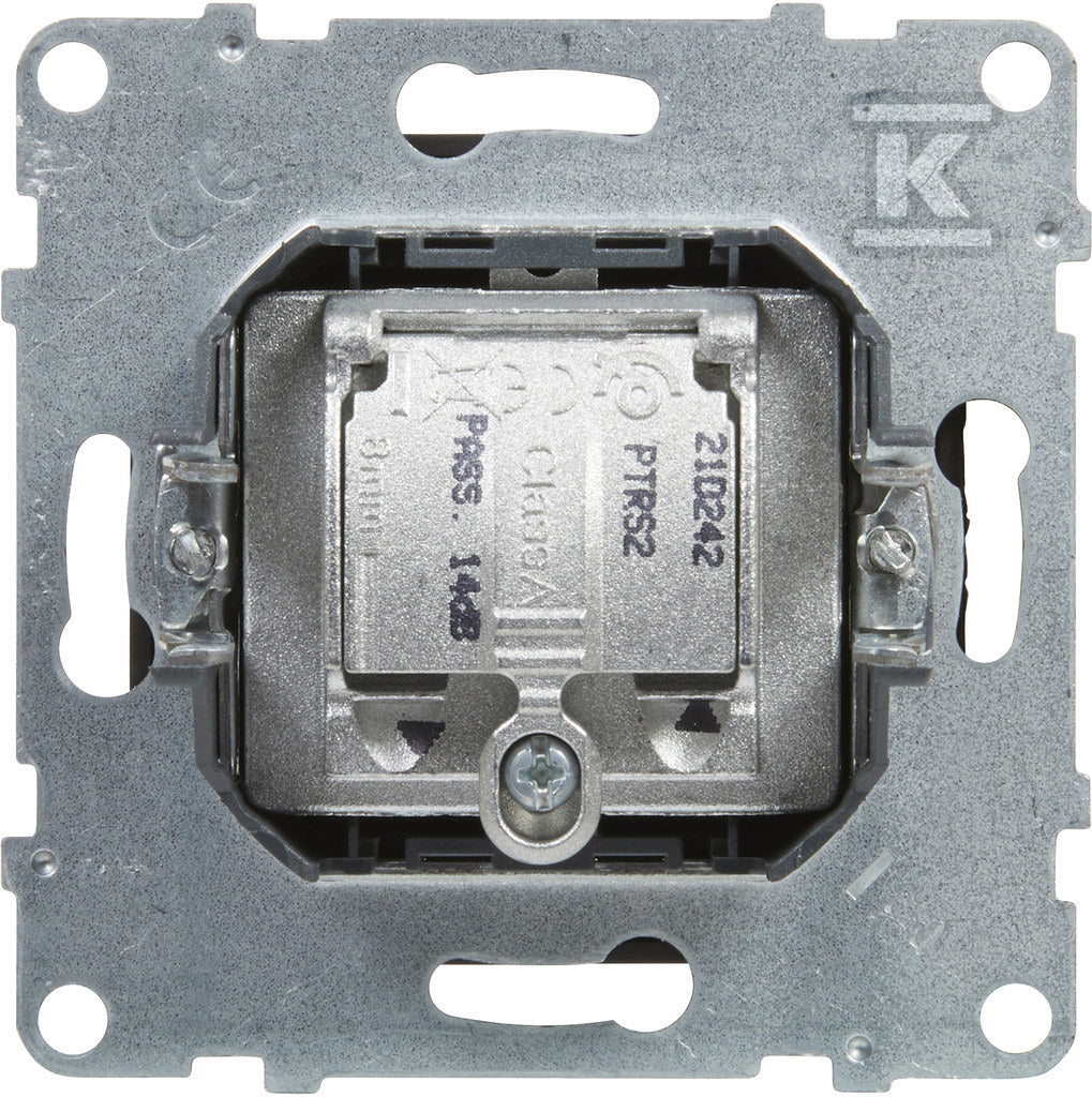 Gniazdo TV-R-SAT przelotowe 14 dB, CZARNY SUNO