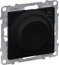 Ściemniacz obrotowy - 240 V~ - 50 Hz - 5 - 75 W ( 10 lamp maks.) dla lamp LED z opcją ściemniania - bez zacisku neutralnego, CZARNY SUNO