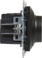 Ściemniacz obrotowy - 240 V~ - 50 Hz - 5 - 75 W ( 10 lamp maks.) dla lamp LED z opcją ściemniania - bez zacisku neutralnego, CZARNY SUNO
