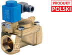 Zawór elektromagnetyczny odcinający EV220B 40B NC, G1 1/2", 0,3-16 bar, Kv 24 m3/h, mosiądz/EPDM, bez cewki, atest PZH, CNBOP