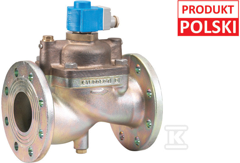 Automatyczny zawór odcinający do instalacji przeciwpożarowej Danfoss EV220B DN65 2 1/2" - atest PZH, CNBOP
