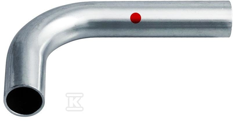 Łuk 90° - kolanko wtykowe 18×18 CARBON STEEL