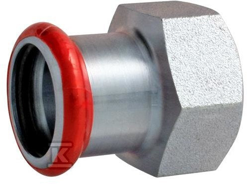 Mufa końcówka zaprasowywana GW 42×Rp 1 1/2" CARBON STEEL