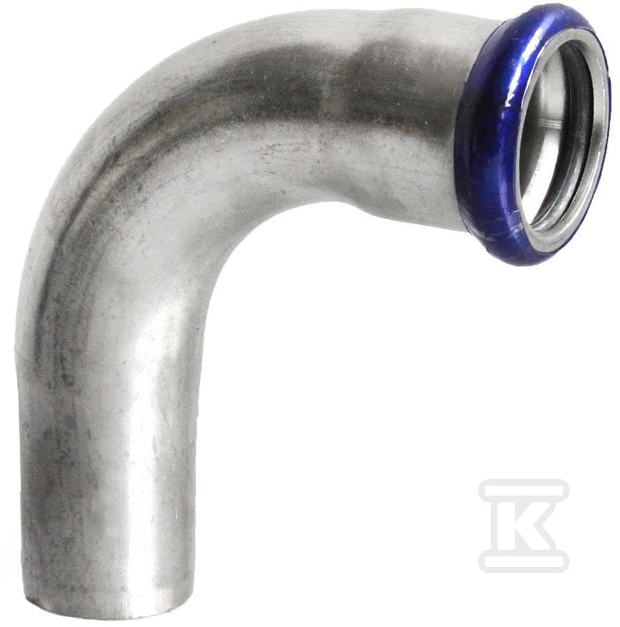 Kolano jednokielichowe 90°zapras. 28×28 INOX STEEL